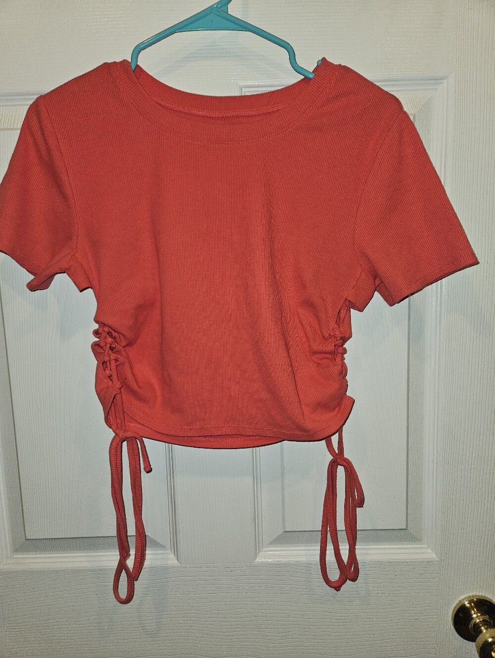 Junior's Fliritude XL Top Coral Color